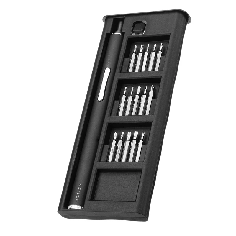 

TS1 16 In 1 Multi-purpose Precision Electric Screw Driver Power Screwdriver Repair Tool 100r/min