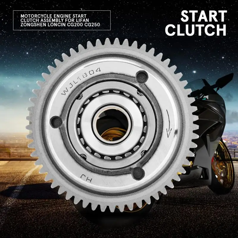 

Motorcycle Engine Start Clutch Assembly Universal for Lifan Zongshen Loncin CG200 CG250 CG 200 250 Start Clutch Assembly