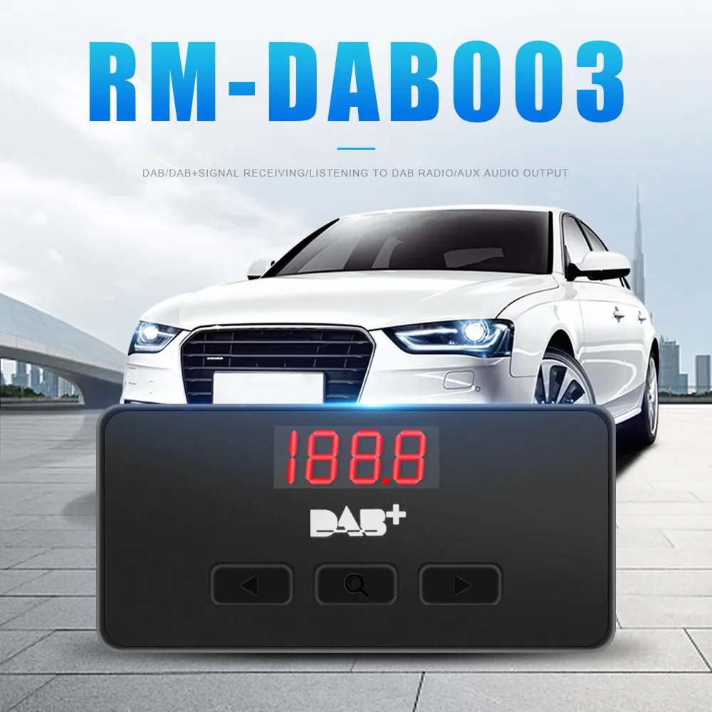 

Universal Digital Broadcast Receiving Box Car DAB Receiver For Android iOS FM Transmitter Easy Installation