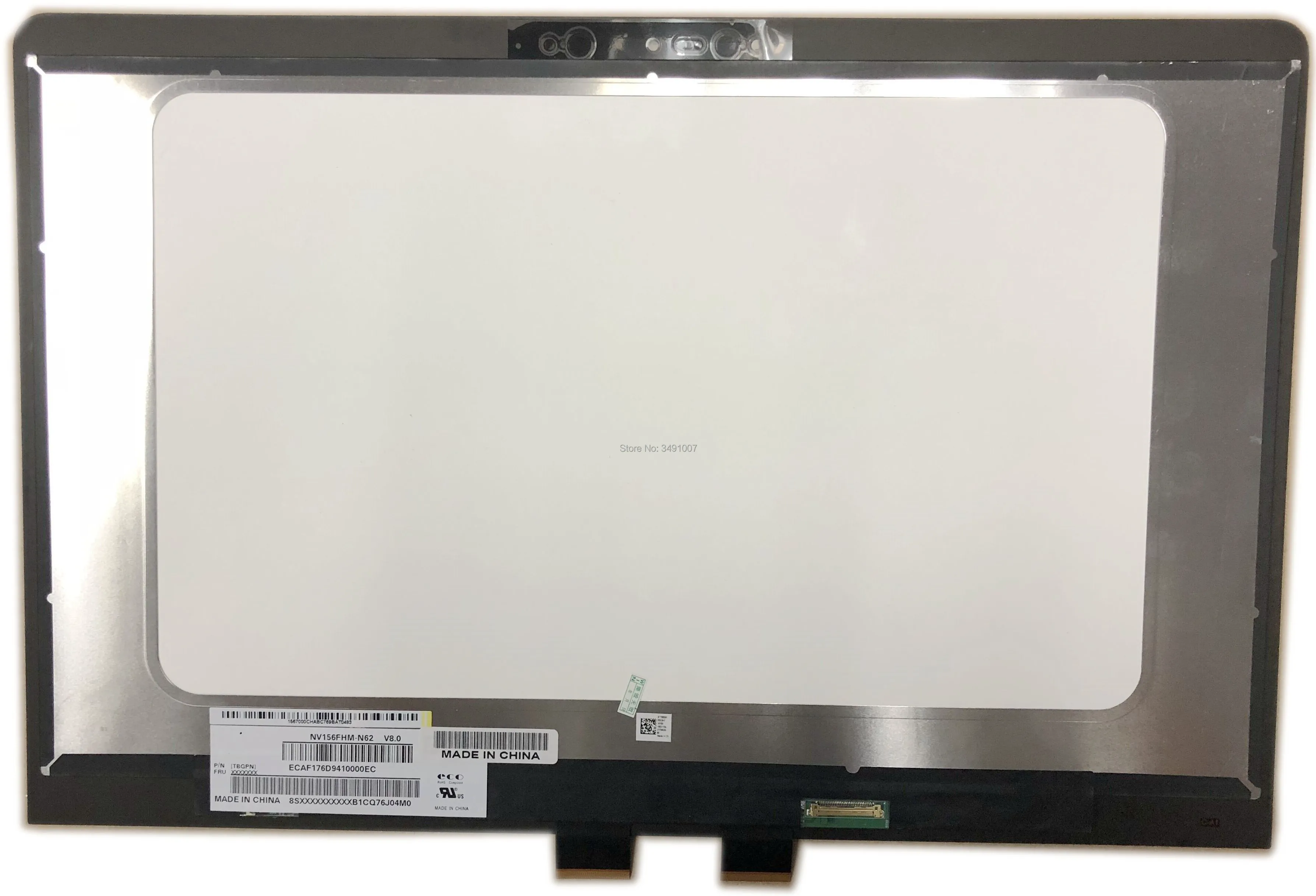 For ASUS Q525UA Q525 Q525U with No Frame NV156FHM N62 V8.0 LCD SCREEN