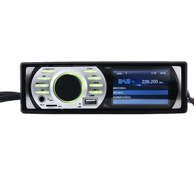 

3.0" HD 1Din Car Radio Auto Audio Stereo 12V Support DAB+ FM USB/TF AUX Bluetooth Interface In-Dash Car MP5 Player