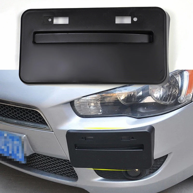 

Front Bumper License Plate Frame Relocator Base For 08-16 Mitsubishi Lancer License Plate Relocator Frame Bracket