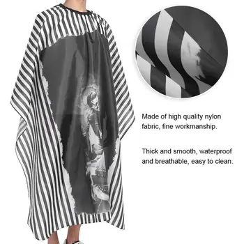 

Apron For Hairdresser Hairdressing Waterproof Apron Cutting Salon Haircut Cape Gown Anti-static Barber Wrap 150*135cm
