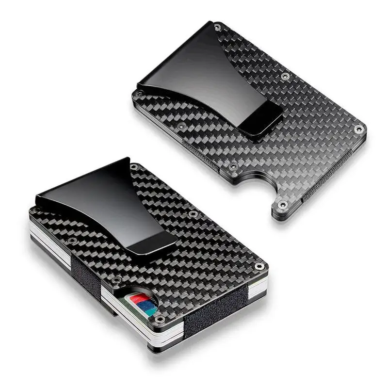 

For Men Anti-Theft Card Slot Anti Scan Metal ID Case Wallet Credit Card Cases Aluminium Credit Business Card Holder
