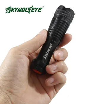 

SKYWOLFEYE LED Flashlight Mini penlight 2000LM Q5 Zoomable Adjustable Waterproof 3 Modes Portable AA/14500 Battery