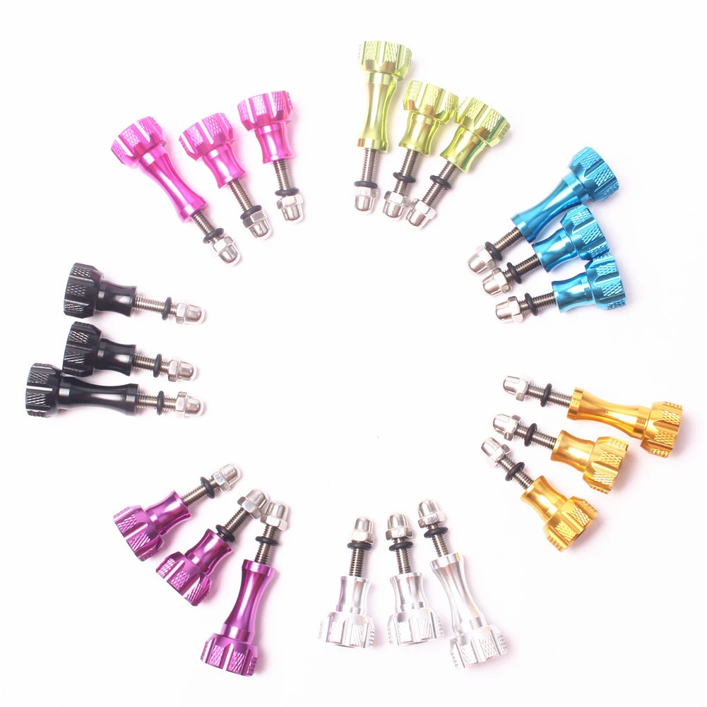 1 Long And 2 Short Thumb Three-piece Knob Bolts Screw Aluminum Nut For Gopro | Электроника