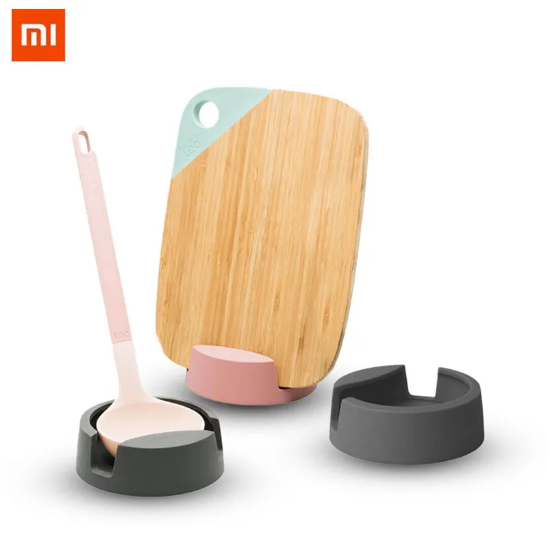 

XIAOMI BergHoff multi-function Kitchen utensils Storage Racks Tool Silicone Chopping Board Stand Pad mobile phone Holder Rack
