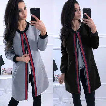 

Winter Fashion Oversized Women Long Sleeve Jackets Ladies Knitted Jumper Cardigan Outwear Casual Warm Coat New