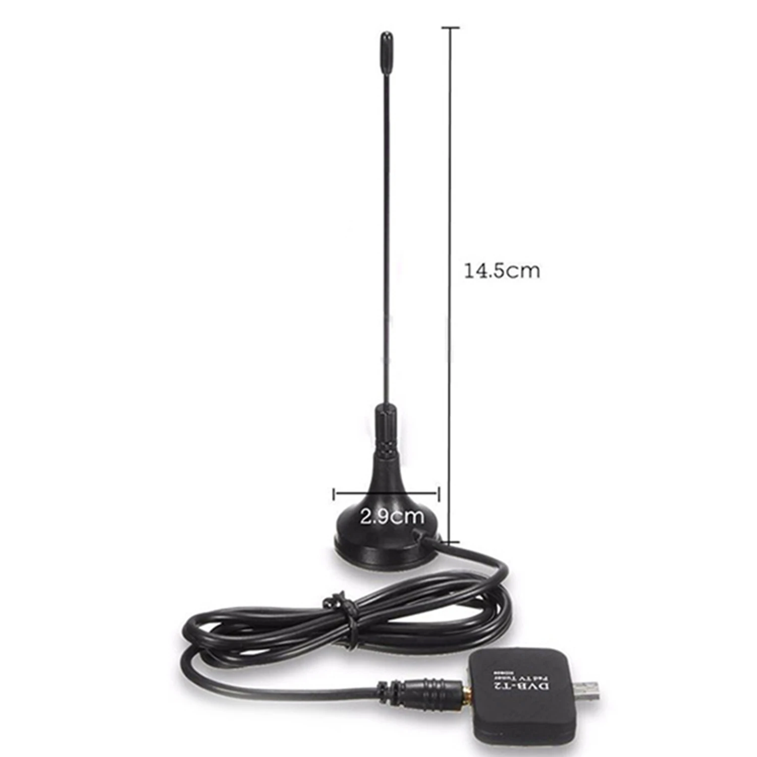Микро Usb Dvb T2 T мобильный ТВ тюнер приемник цифровая палка для Android телефон Pad часы