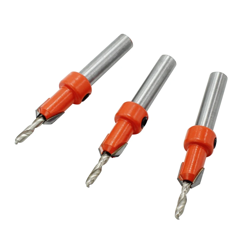 HSS countersink drill bit Drill Bit Screw Tap Deburr Countersinking for Woodworking Screws Chamferi