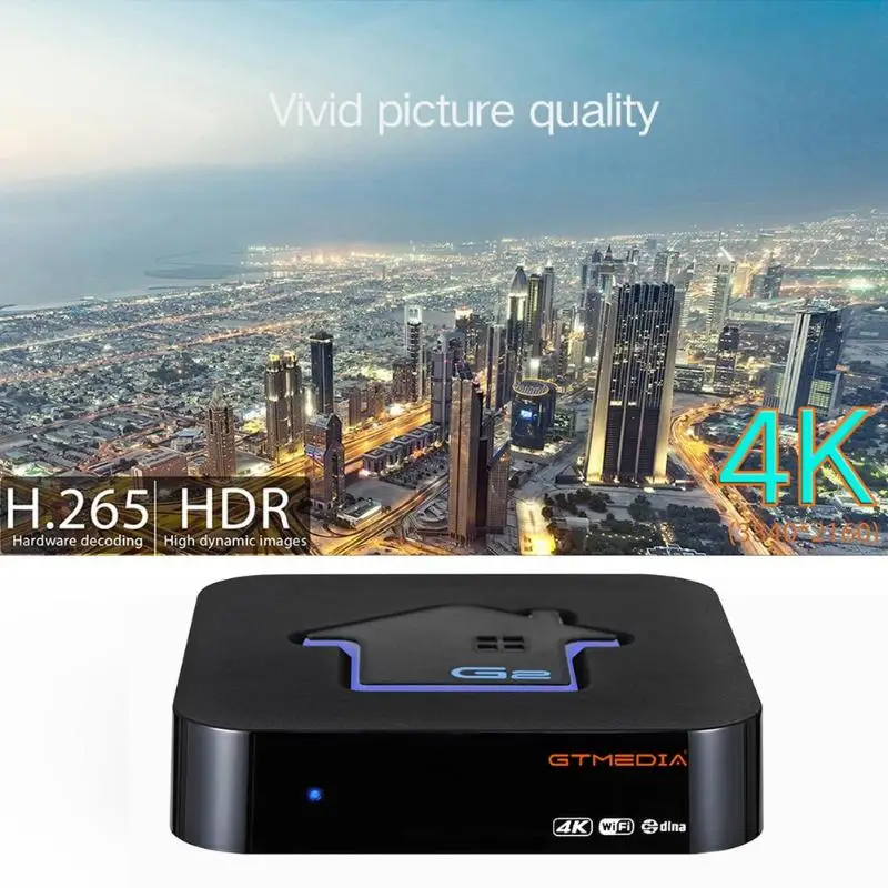 

GTMEDIA G2 Android 7.1 TV Box 2+16G S905W Quad Core 2.4G WiFi Set Top Box Set-top Unit Android TV Box Smart TV Case