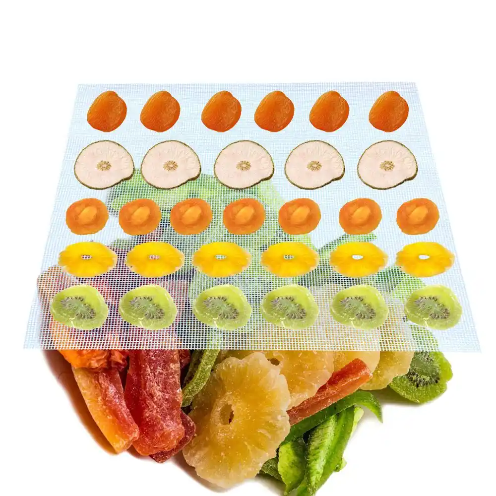 Bluedrop silicone dehydrator sheets non stick dim sum mesh fruit dry screen food grade reusable