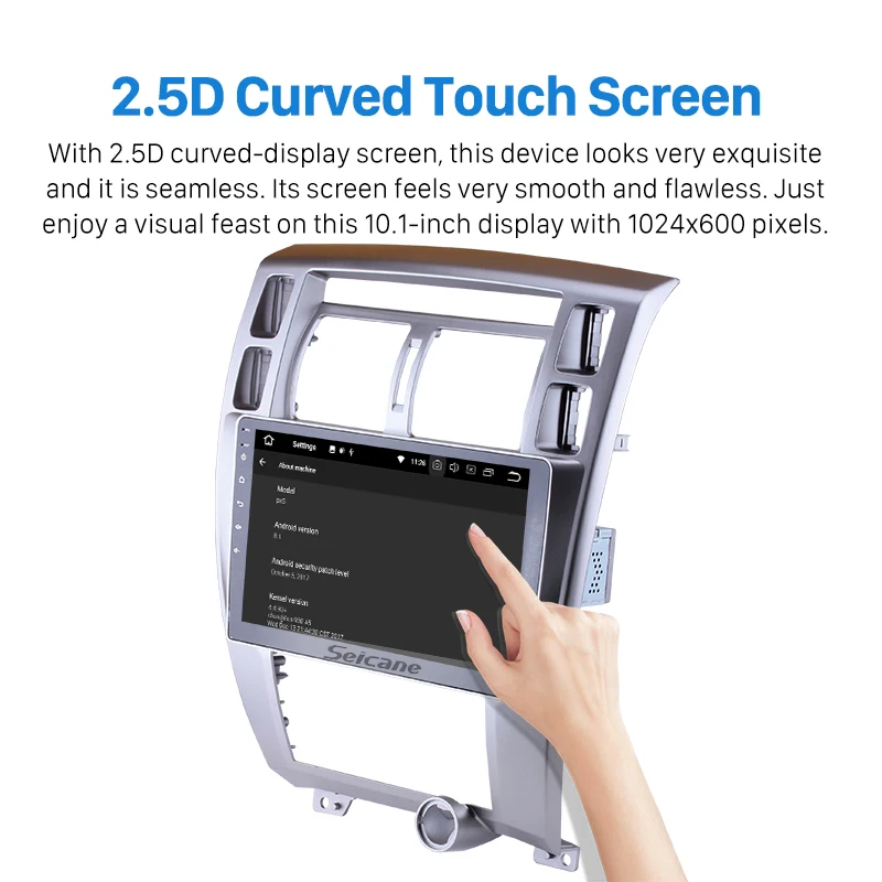 Cheap Seicane Navi 1Din Android 9.0 HD 10.1" Car Radio For Hyundai Tucson 2006-2013 GPS DVD Stereo Player 4G+32G 4G Wifi Head Unit 2