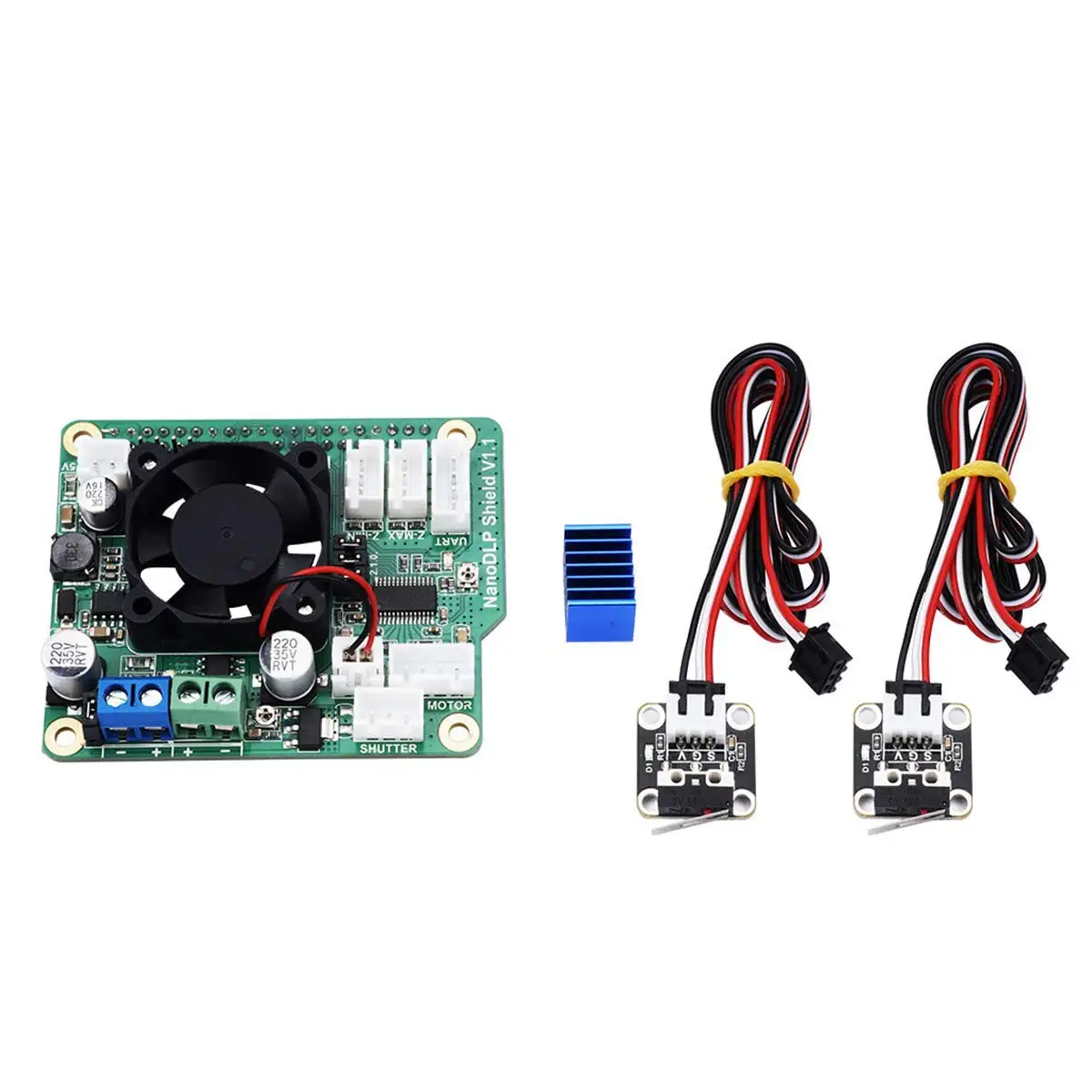 9-28V NanoDLP Shield V1.1 Expansion Board with Endstop Limit Switches for Raspberry Pi 3B Light-Cured 3D Printer | Компьютеры и офис