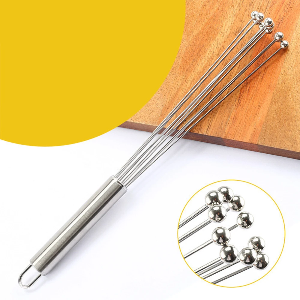 Quality Egg Whisk Tools Stirrer Mixer Manual Creative Steel Hand Home High Beater Ball Stainless Kitchen | Дом и сад