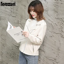 Nerazzurri коричневая замшевая куртка для женщин,, черный, бежевый, большие размеры, дамские искусственная кожа, пальто на молнии, короткая байкерская куртка из искусственной кожи, 4xl 5xl 6xl 7xl кожаная куртка