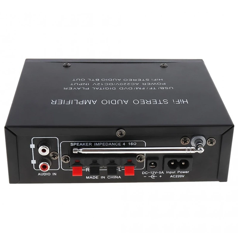 Kentiger DC12V Bluetooth 2CH Hi Fi автомобильный стерео аудио усилитель мощности цифровой плеер