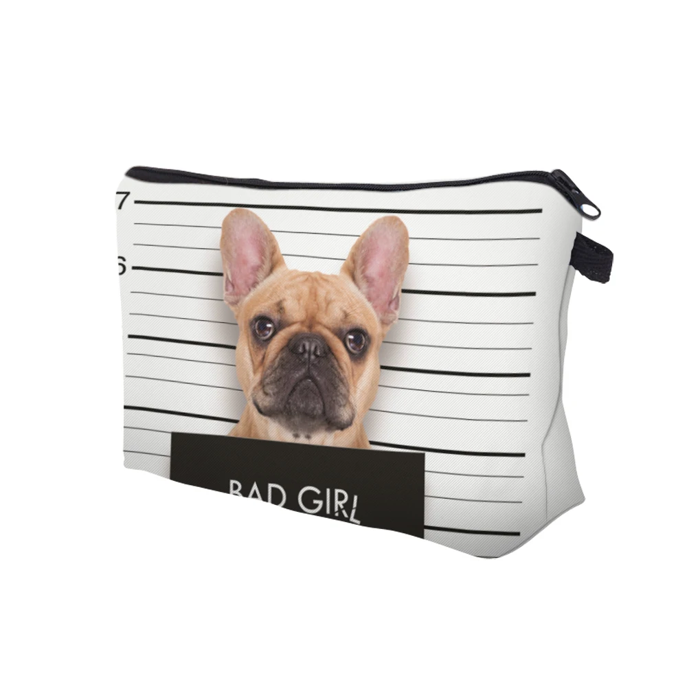 Deanfun 3D المطبوعة التجميل أكياس لطيف الصلصال المرأة ماكياج المنظم الضروريات للمسافرين 50903