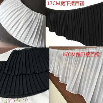 

Lengthened Chiffon Pleated Organ Lace Accessories