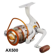 Рыболовная катушка, складная, металлическая, 12 ручек, спиннинг, прочный, сделанный, рокер, деревянная, металлическая рыболовная ручка с чашкой 1BB