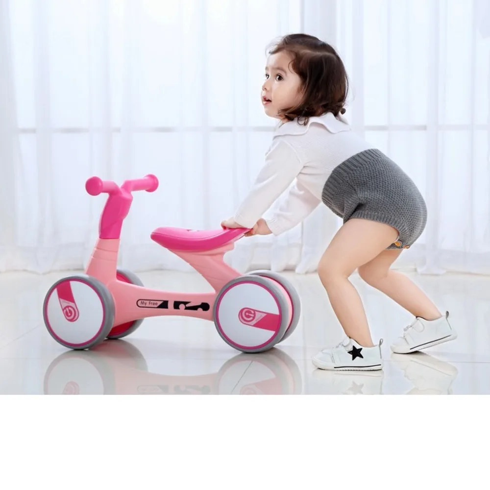 New Brand Children's Bicycle Balance Scooter Infant 1-3years Child For Driving Bike Gift For Baby Four-wheeled Walker Buggy