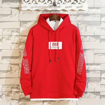 

8XL 7XL 6XL Men spring Autumn T shirt Long Sleeve Clothing Men's T-shirts Letter Printed Plus Size 2019 New Style Hoodie