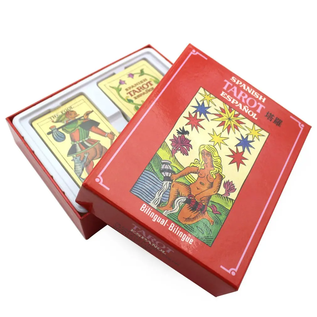 

Spanish Tarot Funny Interesting Game Professional Chess Poker Cards Darts Intellectual Game For Children Adult