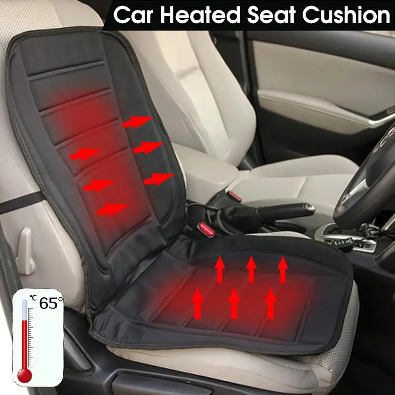 

Car Seat Heated Cushion Back Muscles Relaxed Seat Cover Auto Interior Accessories Universal Warm Heating Pad Mat for Car Truck