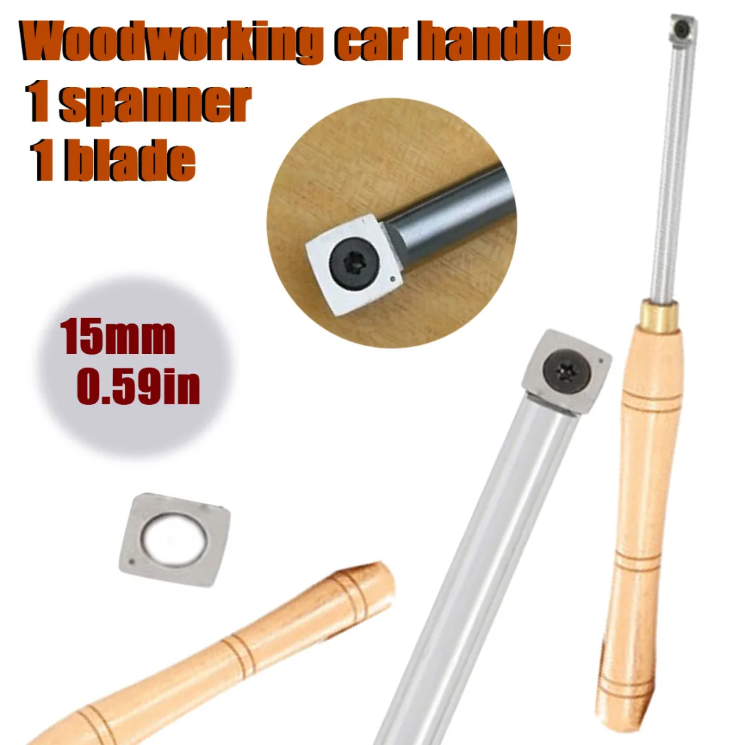 

Square Diamond Carbide Insert Cutter Tools Tungsten Titanium Alloy Hand-held Woodworking Lathe Chisels Wood Turning Tool