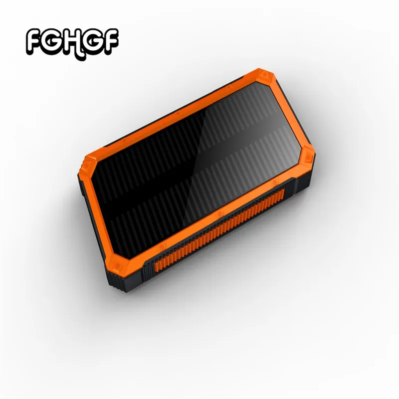 Best Price Waterproof 20000mah Solar power bank Charger External battery LED lighting outdoor Charging PowerBank for Cell phone