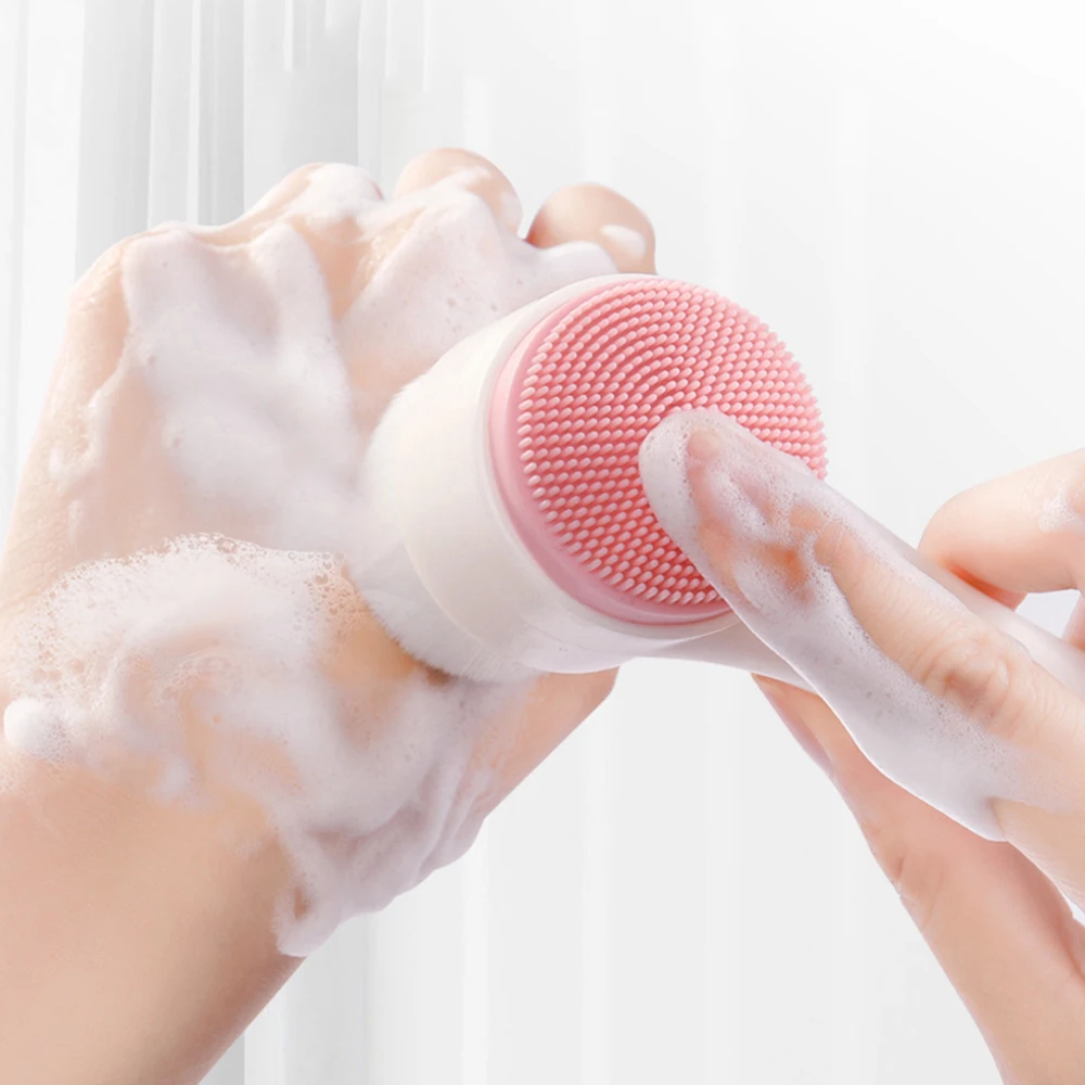 

Double Side Facial Cleanser Wash Face Cleaning Machine Skin Pore Cleaner Body Cleansing Massage Mini Beauty Skin Care Tool