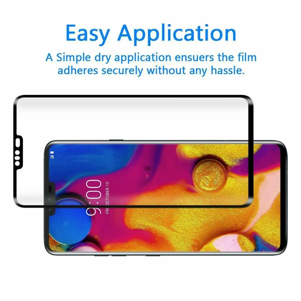 Закаленное стекло 9H с полным покрытием для LG K22 G8 V50 V40 V30 V20 G7 Защита экрана Q7 Plus
