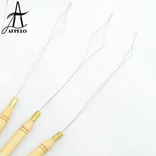 10 шт. нано потянув иглы петля для нити для нано/петли/микро кольца для наращивания волос