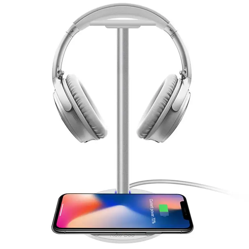 

Wireless Charging Earphone Holder Mobile Phone Chargers Mobile Phone Accessories Wireless Charger Supporting IPhone X IPhone 8