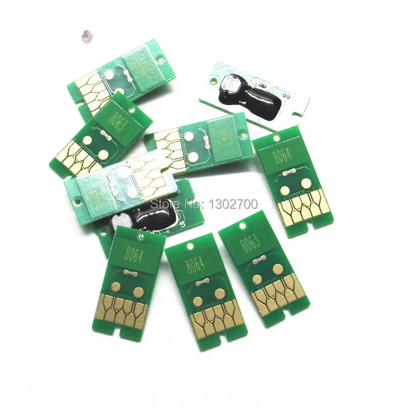 Чип картриджа для чернил T0431 T0442 T0443 T0444 KCMY чип Epson Stylus C84 C84N C84WN CX6400 CX6600 чипы сброса