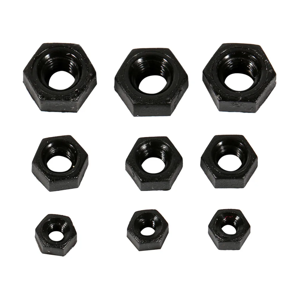 

100Pcs Nylon Nuts M2 M3 M4 3mm Plastic Hex Nut Bolt Hex Column Standoff Spacer Phillips Screw Fasterner nut bolt kit Cheap Price