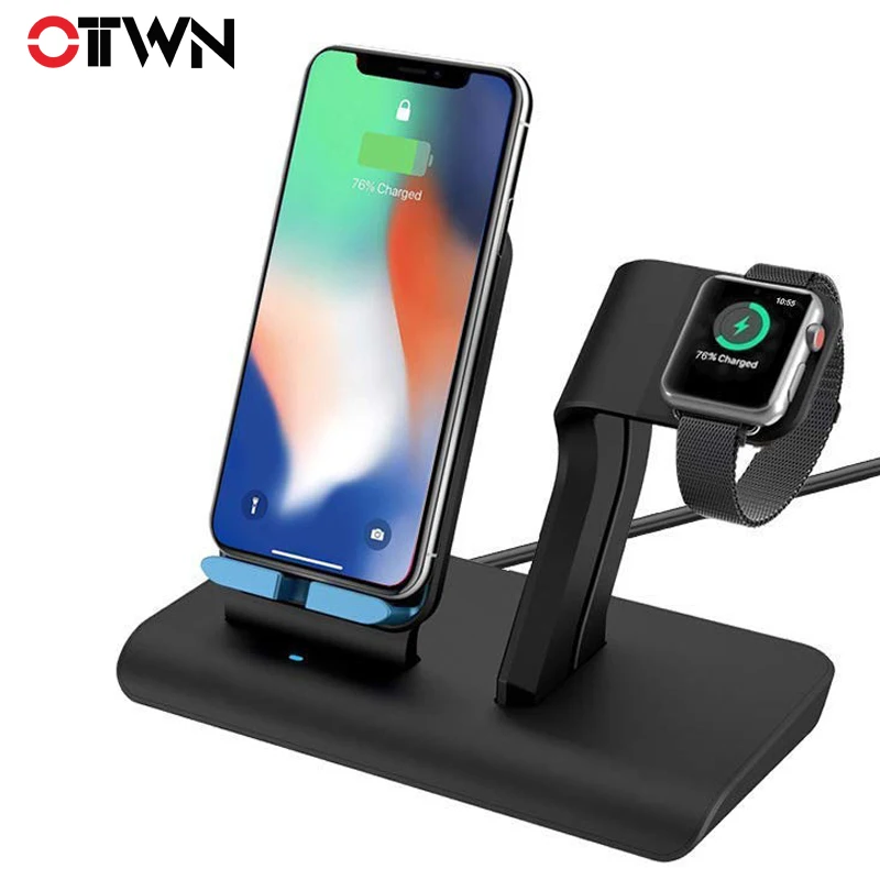 

For Apple Smart Watch fast Wireless Charging Charge for Mobile Phone Keep the Battery Going Phone Holder Double Stand