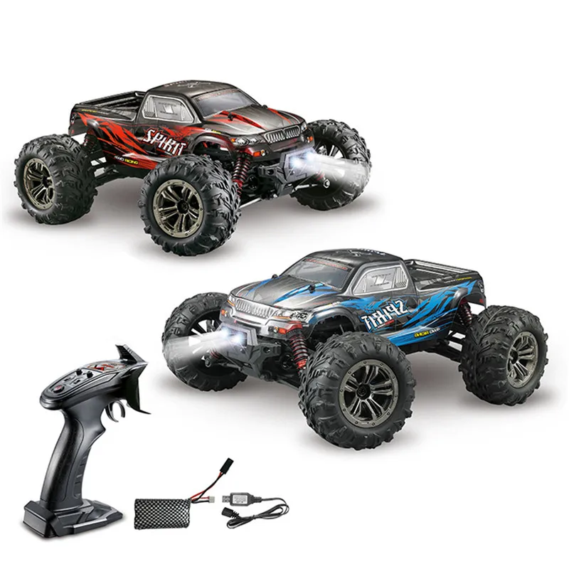 Высокое качество Xinlehong Q901 1/16 2,4G 4WD 52 км/ч высокая скорость RC автомобили бесщеточный пульт дистанционного управления автомобиль и светодиодный светильник RTR игрушки