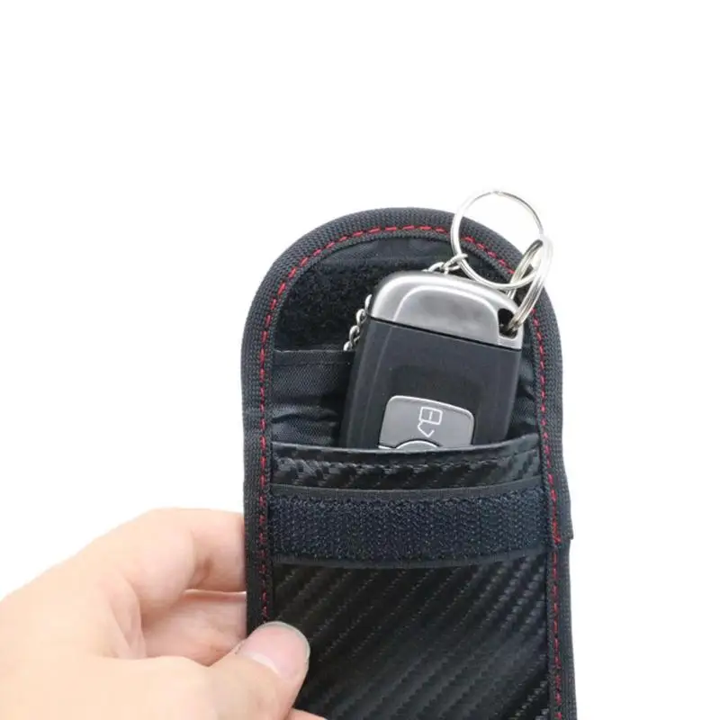 

Cell Phone RF Signal Shielding Blocker Bag Jammer Pouch Case Anti Radiation Protection Anti-theft Bag Universal Car Bracket