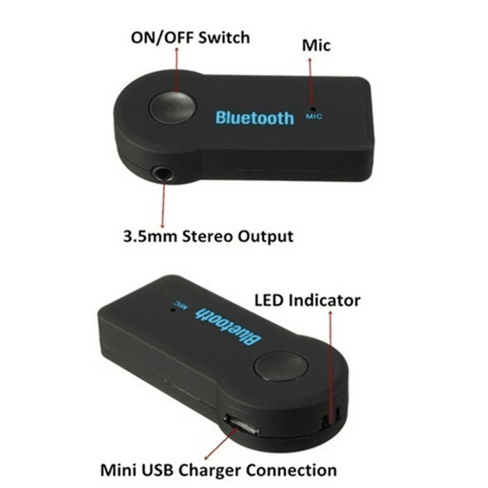 Aux 3 5 мм Blutooth беспроводной для автомобиля Музыка Аудио Bluetooth ресивер адаптер