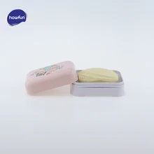 Howfun розовая коробка с крышкой для мыла, мыльница, пластиковое прямоугольное мыло, контейнер для мыла с мультяшными картинками, 2 цвета на выбор
