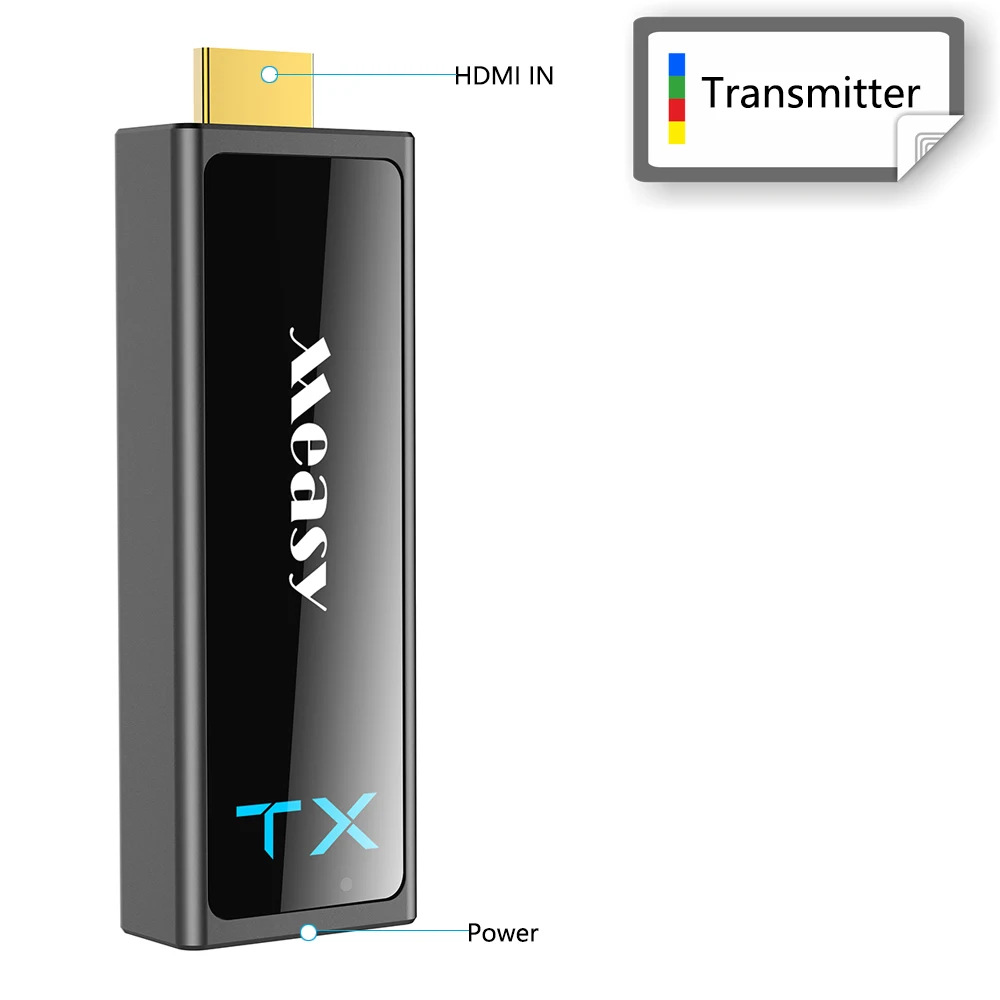 Measy W2H MINI II беспроводной HDMI передатчик и приемник HDMI удлинитель до 30 м/100 футов для потоковой передачи 1080P 3D видео беспроводной hdmi