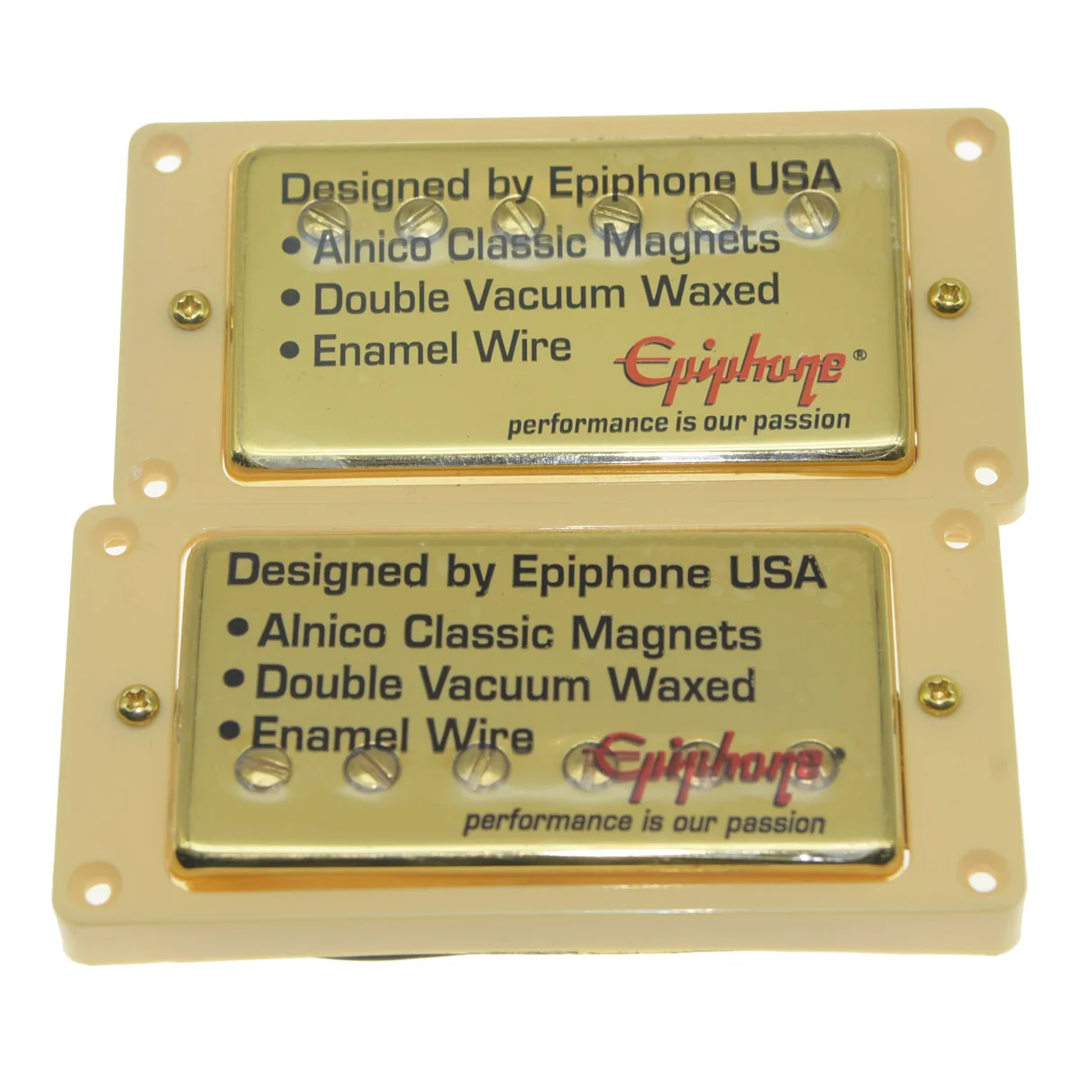 Набор из 2 оригинальных электрогитар Epi LP Standard SG Alnico Humbucker Pickup никель/золото/черный