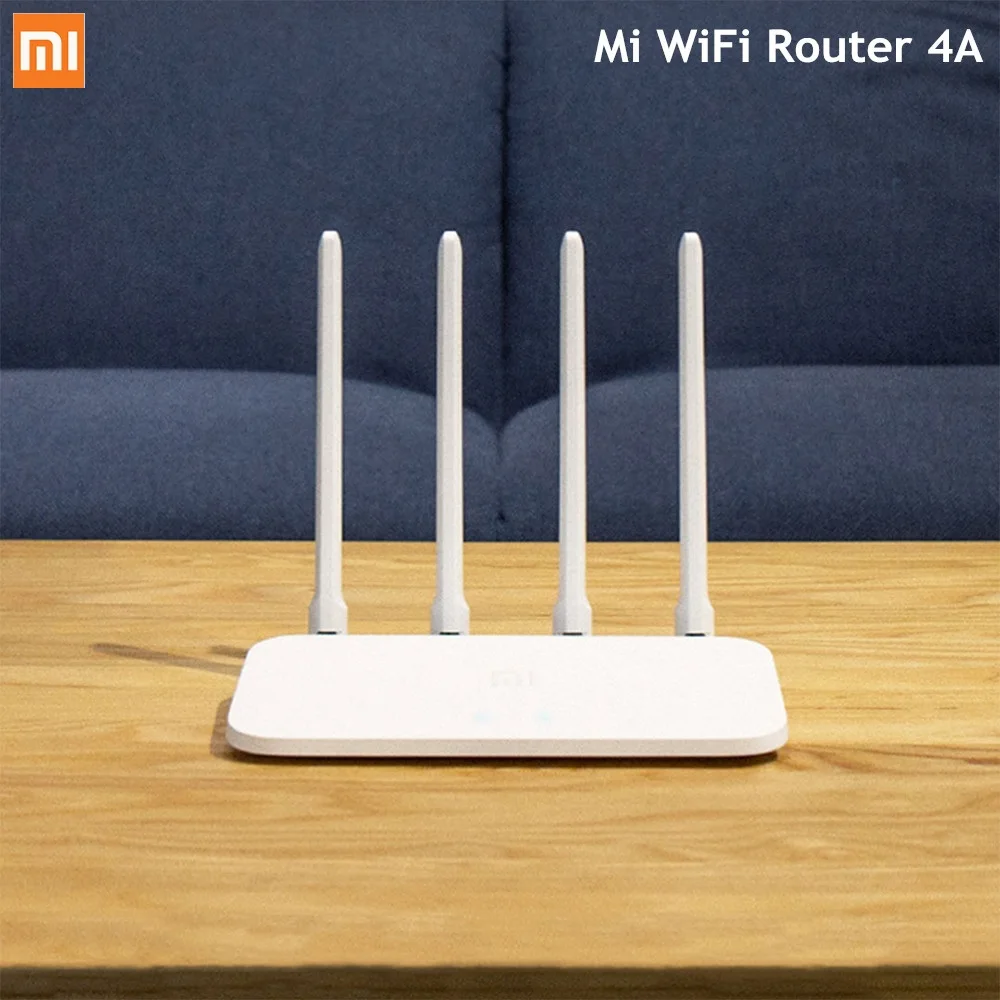 Xiaomi Mi WiFi беспроводной маршрутизатор 4A двухдиапазонный 2,4 ГГц 5 ГГц AC 4 антенны управление через приложение Wi-Fi ретранслятор поддержка WPA