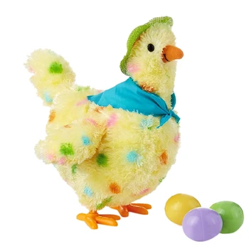 

A Hen Funny Chicken Toy Hen Hen Laying Egg Shocked Joke Gift Child Anti-Stress Gadget Fun Game Indoor Or Outdoor