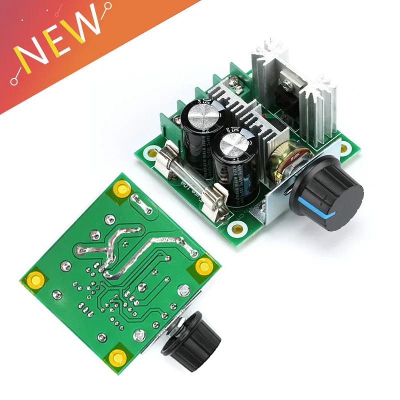

DC 12V 24V 30V 40V 13KHZ Auto PWM DC Motor Speed Regulator Governor Speed Controller Switch 10A DC 12V to 40V