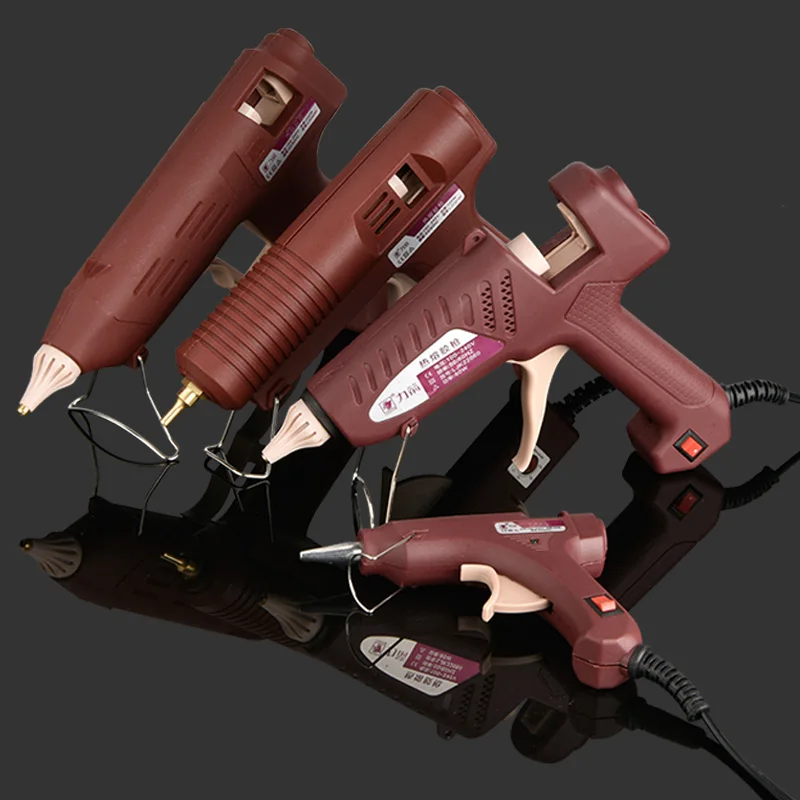 

Professional Glue Gun Hot Melt Glue Gun Adjustable Temperature Mini Hot Glue Gun 8W to 250W Glue Gun Copper Nozzle Power Tools