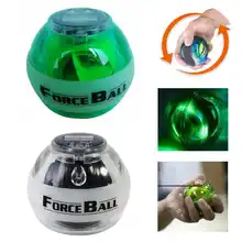 Многофункциональная мощность запястья мяч рукоятка тренировка запястья гироскоп счетчик скорости светодиодный кистевой эспандер Освещение Оборудование