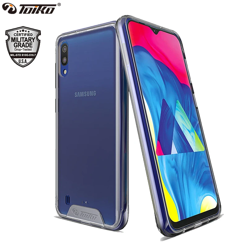 

TOIKO Chiron Clear Back Cover for Samsung Galaxy A10 M10 Shockproof Protective Shell Hard PC Soft TPU Bumper Hybrid Phone Cases