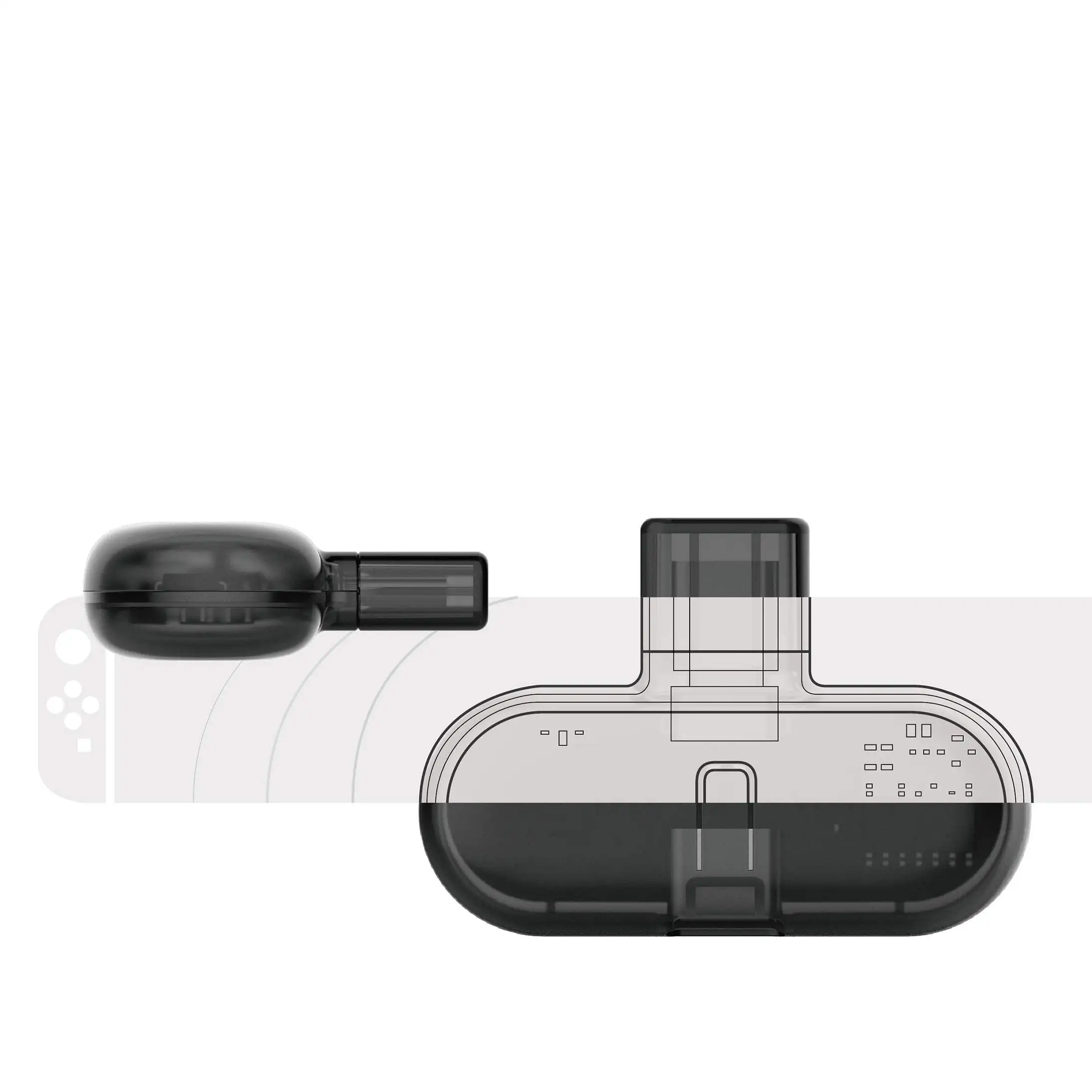 Для Nintendo switch NS Pro 24 Мбит/с Беспроводной bluetooth 2 1 Аудио Walkie Talkie USB трансивер